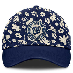 Washington Nationals Fanatics Women's Blossom Adjustable Hat - Navy Hats