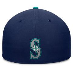 Seattle Mariners Fanatics Pick Off Fitted Hat - Navy Hats