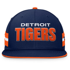 Detroit Tigers Fanatics Pick Off Fitted Hat - Navy Hats