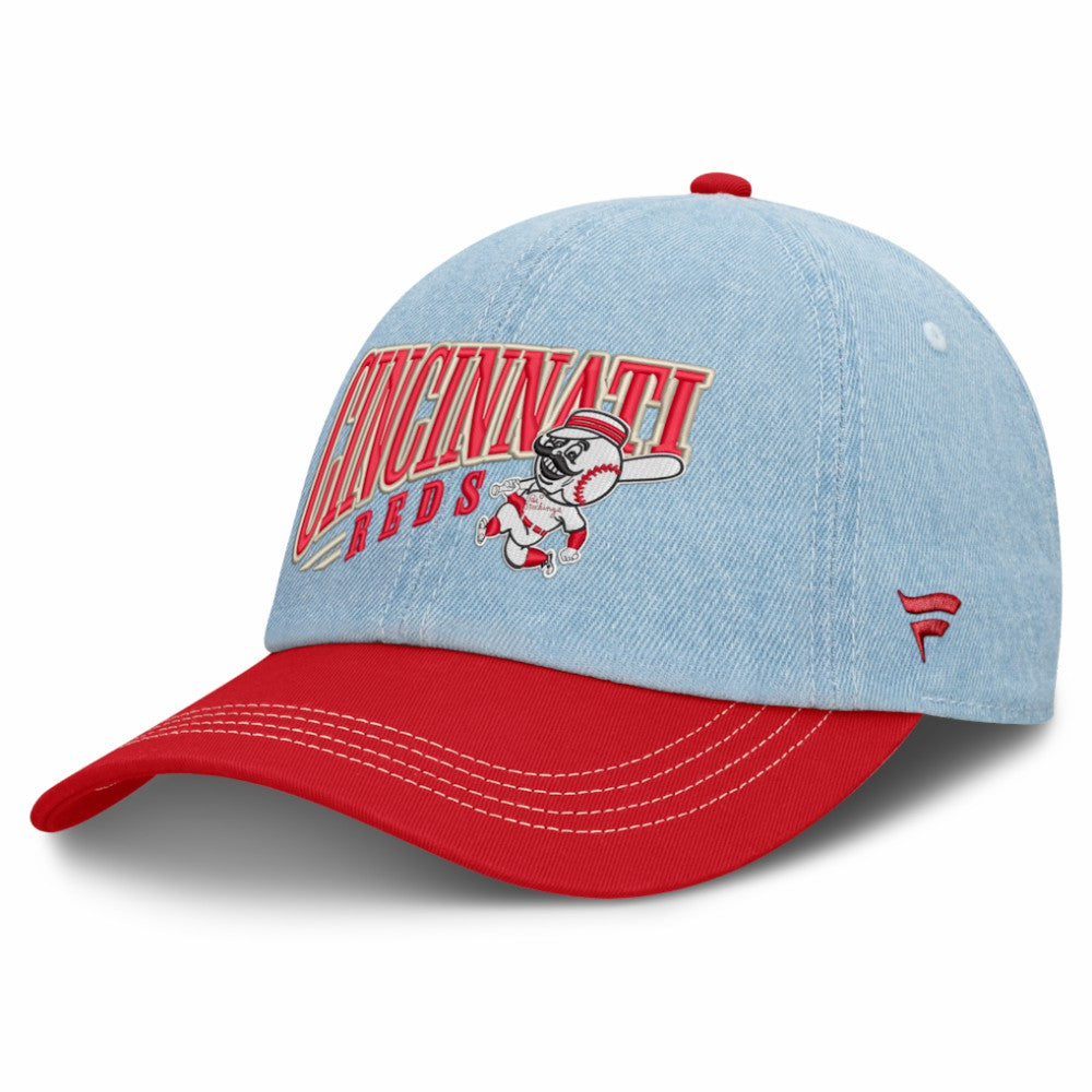 Cincinnati Reds Fanatics Retire Adjustable Hat - Denim Hats