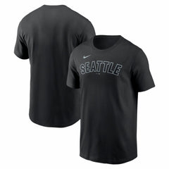 Seattle Mariners Nike Alternate Wordmark T-Shirt - Black T-shirts