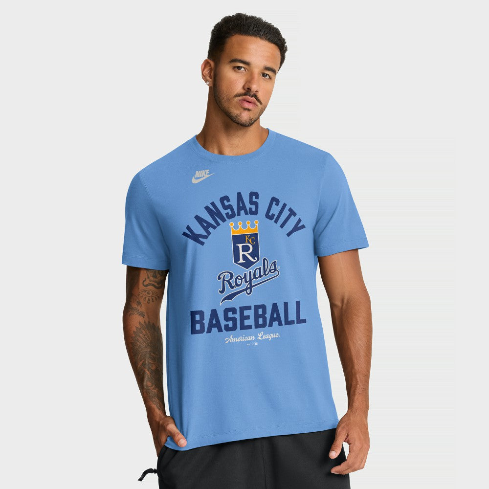 Kansas City Royals Nike Cooperstown Collection T-Shirt - Light Blue T-shirts