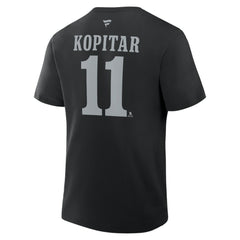 NHL Anze Kopitar Los Angeles Kings Fanatics Authentic Stack Name & Number T-Shirt - Black
