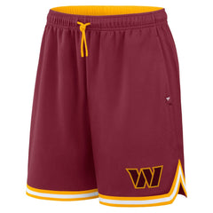 Washington Commanders Fearless Drive Shorts Burgundy