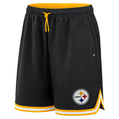 Pittsburgh Steelers Fearless Drive Shorts Black