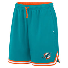 Miami Dolphins Fearless Drive Shorts Aqua