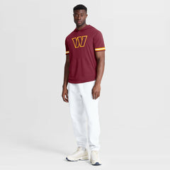 Washington Commanders Optimal Play Short Sleeve Hooded T-Shirt Burgundy