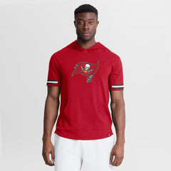 Tampa Bay Buccaneers Optimal Play Short Sleeve Hooded T-Shirt Red