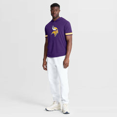 Minnesota Vikings Optimal Play Short Sleeve Hooded T-Shirt Purple