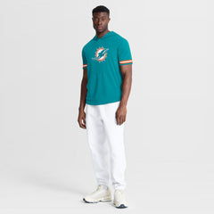 Miami Dolphins Optimal Play Short Sleeve Hooded T-Shirt Aqua