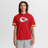 Kansas City Chiefs Optimal Play Short Sleeve Hooded T-Shirt Red