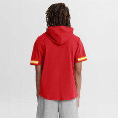 Kansas City Chiefs Optimal Play Short Sleeve Hooded T-Shirt Red