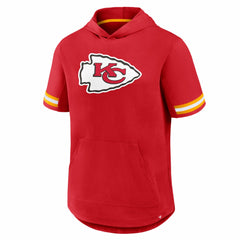 Kansas City Chiefs Optimal Play Short Sleeve Hooded T-Shirt Red