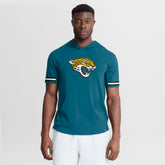 Jacksonville Jaguars Optimal Play Short Sleeve Hooded T-Shirt Teal