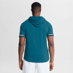 Jacksonville Jaguars Optimal Play Short Sleeve Hooded T-Shirt Teal