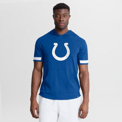 Indianapolis Colts Optimal Play Short Sleeve Hooded T-Shirt Royal