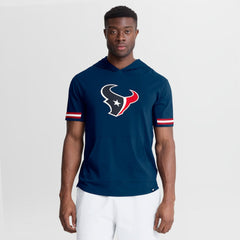 Houston Texans Optimal Play Short Sleeve Hooded T-Shirt Navy