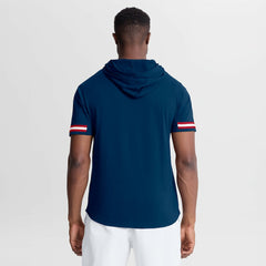 Houston Texans Optimal Play Short Sleeve Hooded T-Shirt Navy