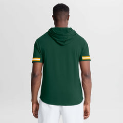 Green Bay Packers Optimal Play Short Sleeve Hooded T-Shirt Green