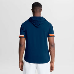 Chicago Bears Optimal Play Short Sleeve Hooded T-Shirt Navy