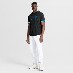 Carolina Panthers Optimal Play Short Sleeve Hooded T-Shirt Black