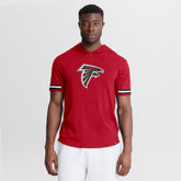 Atlanta Falcons Optimal Play Short Sleeve Hooded T-Shirt Red