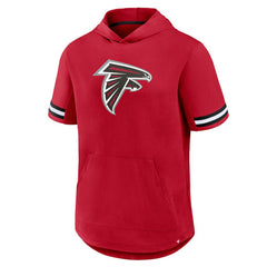 Atlanta Falcons Optimal Play Short Sleeve Hooded T-Shirt Red