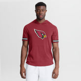 Arizona Cardinals Optimal Play Short Sleeve Hooded T-Shirt Cardinal