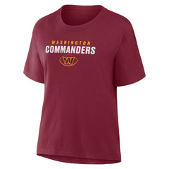 Washington Commanders Women's Fade Legacy T-Shirt Burgundy