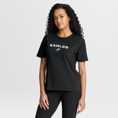 Philadelphia Eagles Women's Fade Legacy T-Shirt Black