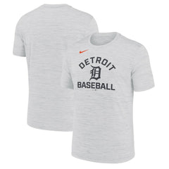 Detroit Tigers Nike Velocity Team City Baseball Dri-FIT T-Shirt - Ash T-shirts