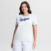 Los Angeles Dodgers Nike Women's Wordmark T-Shirt - White T-shirts