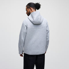 Green Bay Packers Tech Fleece Raglan Full-Zip Windrunner Hoodie Heather Gray