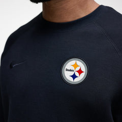 Pittsburgh Steelers Tech Fleece Raglan Sweatshirt Black