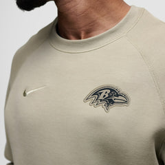 Baltimore Ravens Tech Fleece Raglan Sweatshirt Olive