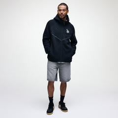 Los Angeles Dodgers Nike Tech Fleece Raglan Full-Zip Windrunner Hoodie - Black Hoodies