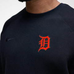 Detroit Tigers Nike Tech Fleece Raglan Sweatshirt - Black Sweatshirts