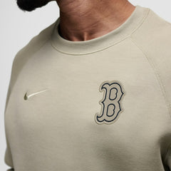 Boston Red Sox Nike Tech Fleece Raglan Sweatshirt - Olive Sweatshirts