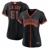 MLB Jung Hoo Lee San Francisco Giants Nike Women's Alternate Replica Jersey - Black