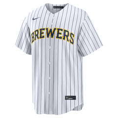 MLB Christian Yelich Milwaukee Brewers Nike Alternate Replica Jersey - White