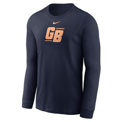 Green Bay Packers Essential Long-Sleeve T-Shirt Navy