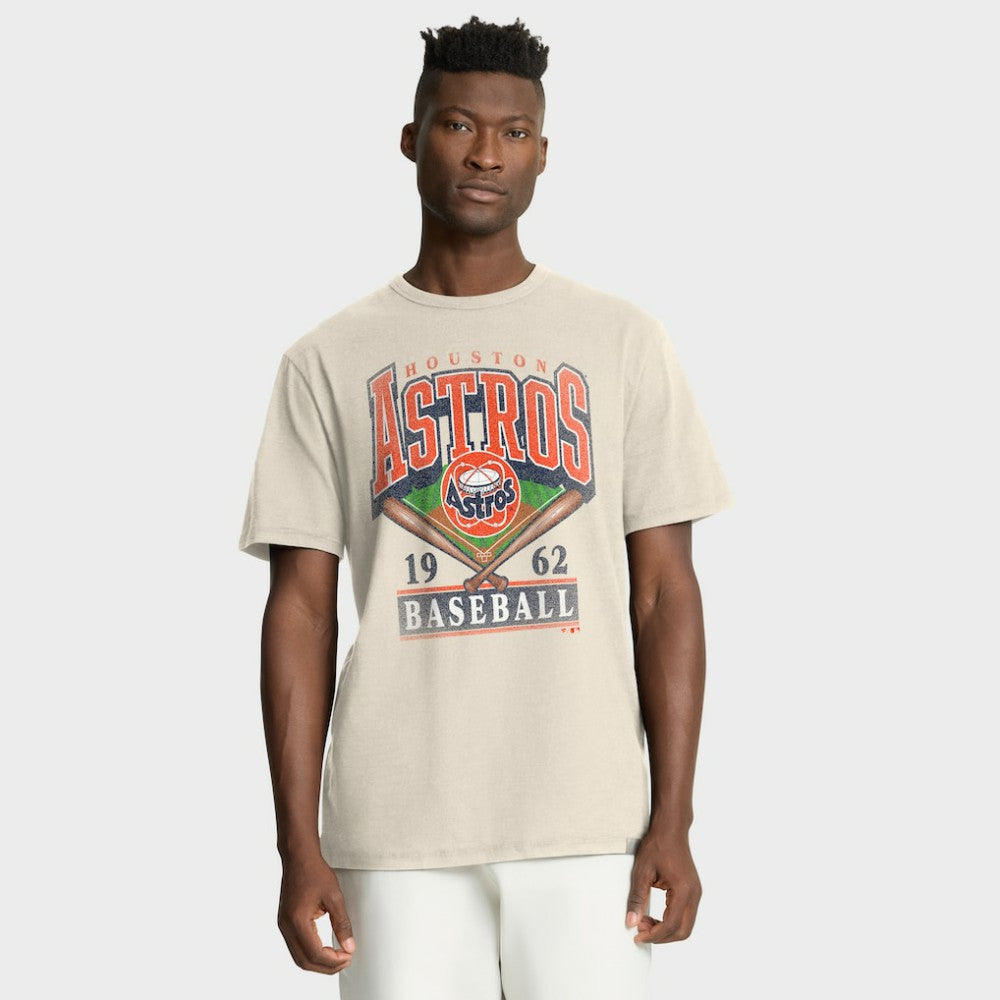 Houston Astros Fanatics Stadium Slub T-Shirt - Tan T-shirts