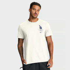 Los Angeles Dodgers Nike Primetime 2-Hit T-Shirt - Cream T-shirts