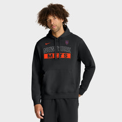 New York Mets Nike Primetime Club Hoodie - Black Hoodies