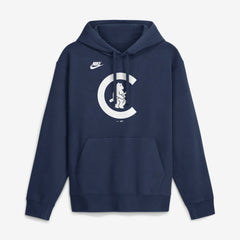 Chicago Cubs Nike Cooperstown Collection Logo Club Hoodie - Navy Hoodies