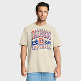 Denver Broncos Team Archives T-Shirt Cream