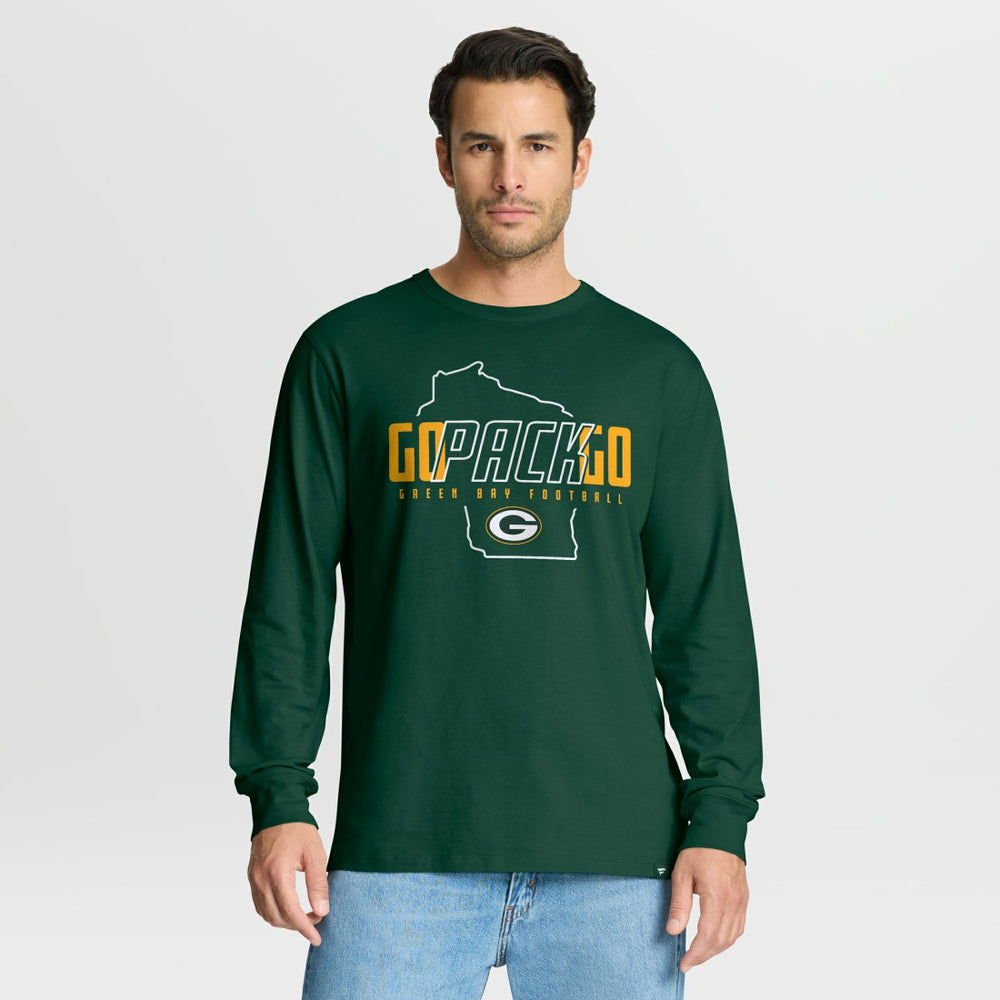 Green Bay Packers Homeward Bound Long Sleeve T-Shirt Green