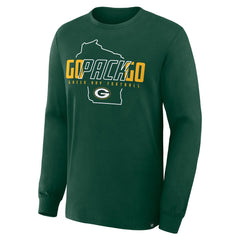 Green Bay Packers Homeward Bound Long Sleeve T-Shirt Green