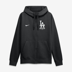 Los Angeles Dodgers Nike Primetime Lockup Full-Zip Hoodie - Black Hoodies