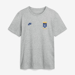 Kansas City Royals Nike Cooperstown 2-Hit T-Shirt - Heather Gray T-shirts